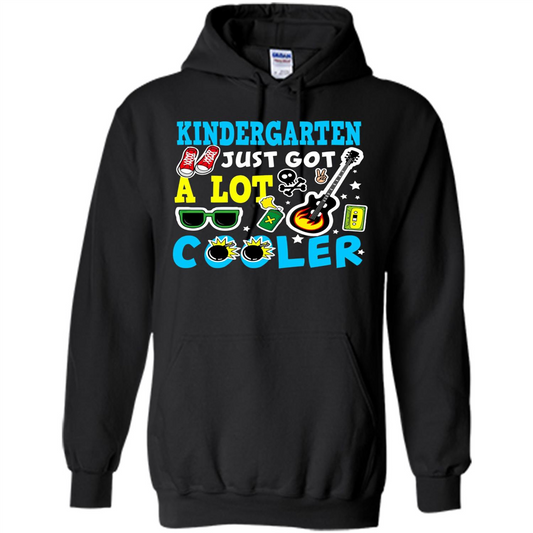 Kindergarten T-shirt Kindergarten Just Got A Lot Cooler Black