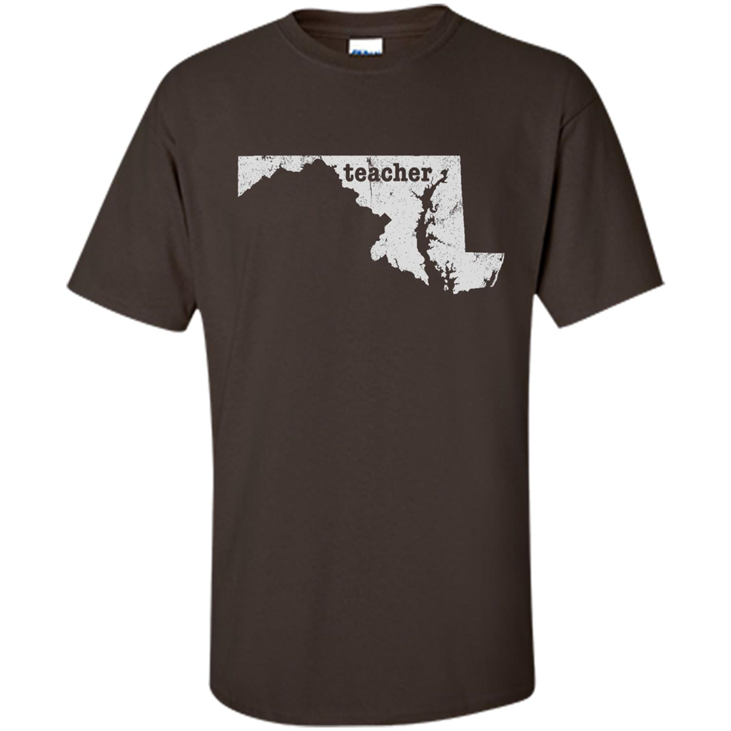 Maryland Teacher Home Style T-Shirt Dark Chocolate