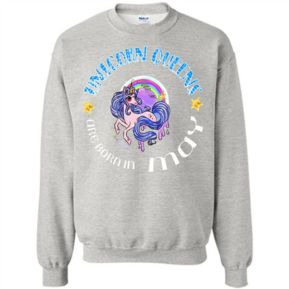 May Unicorn T-shirt Unicorn Queens Are Born May Ash