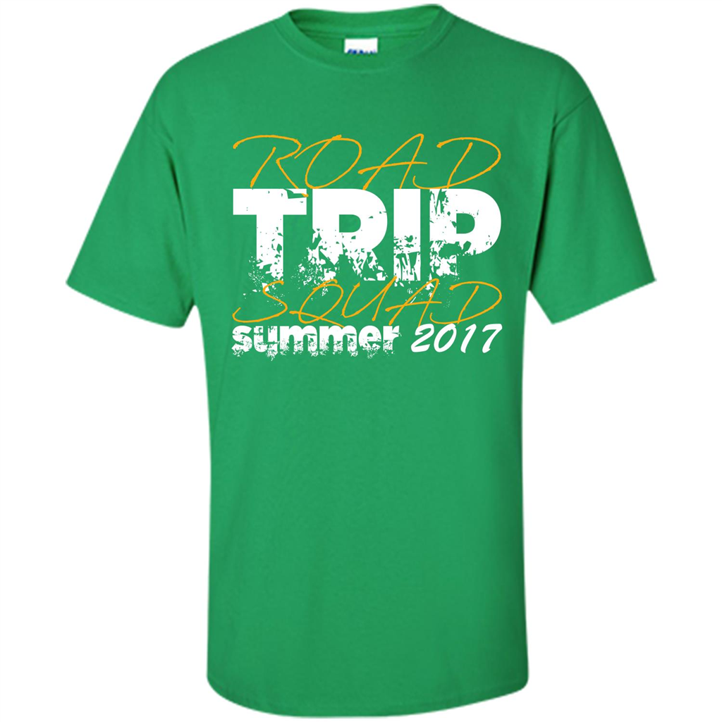 Summer T-shirt Road Trip Squad Summer 2017 Irish Green