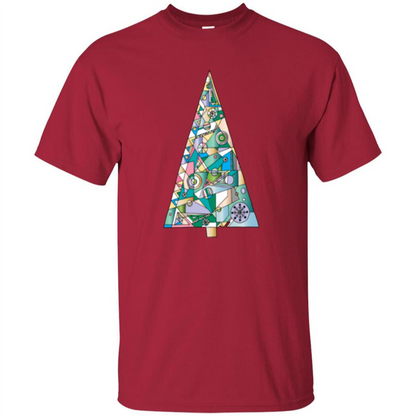 Xmas Tree T-shirt Cardinal