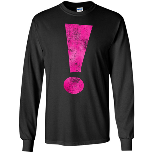 Exclamation Point Graphic T-shirt Black