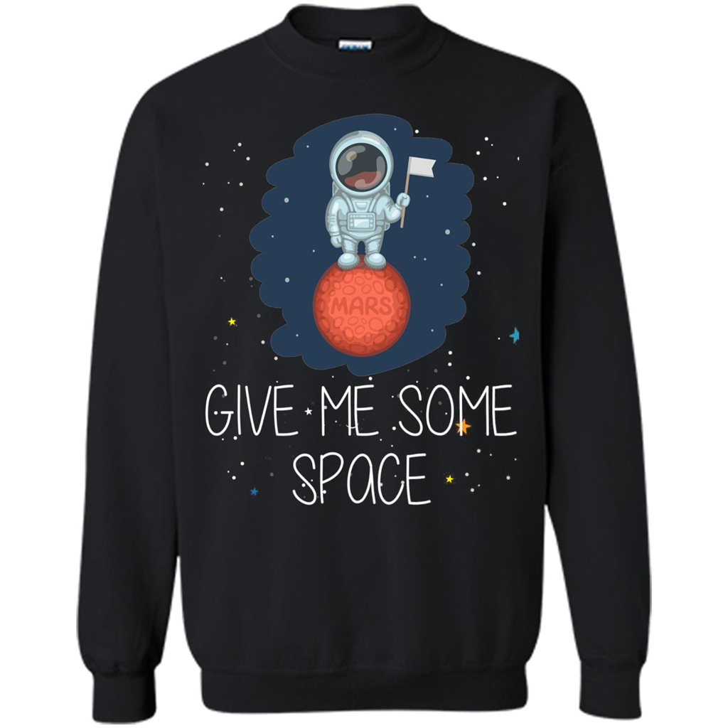 Give Me Some Space Funny Astronaut' Planet T-Shirt Black