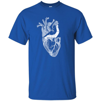 My Space T-shirt Heart T-shirt Royal