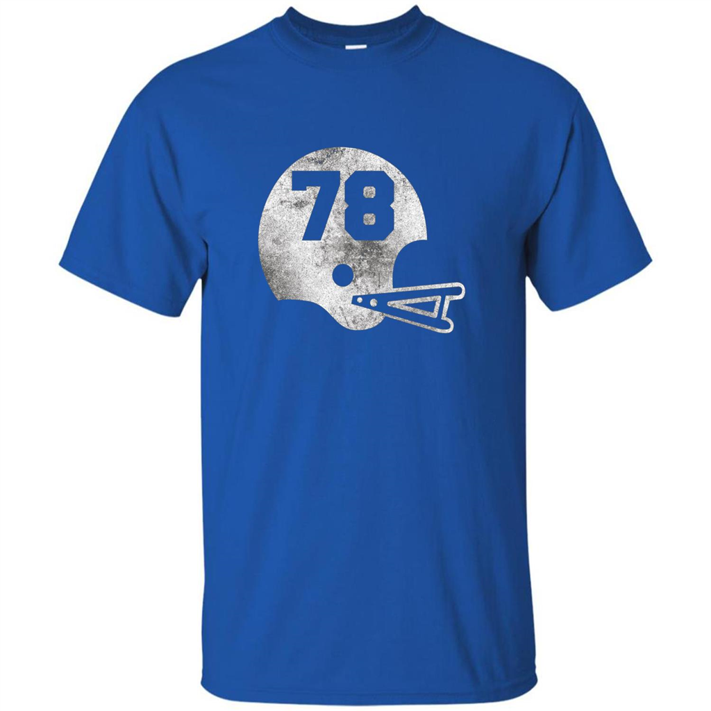 Football Number 78 T-shirt Player Number Royal