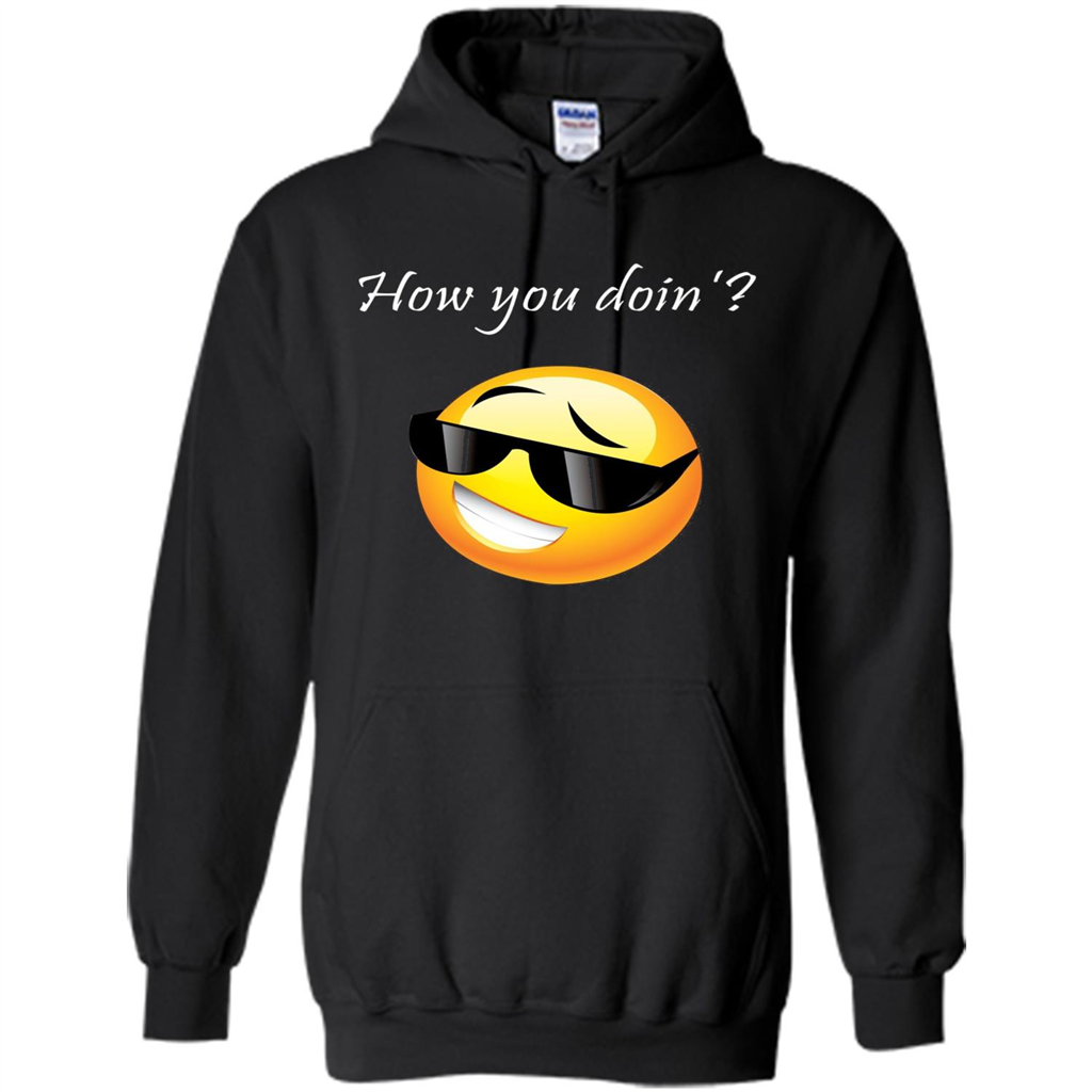 Cute Emotion T-shirt How You Doing Black