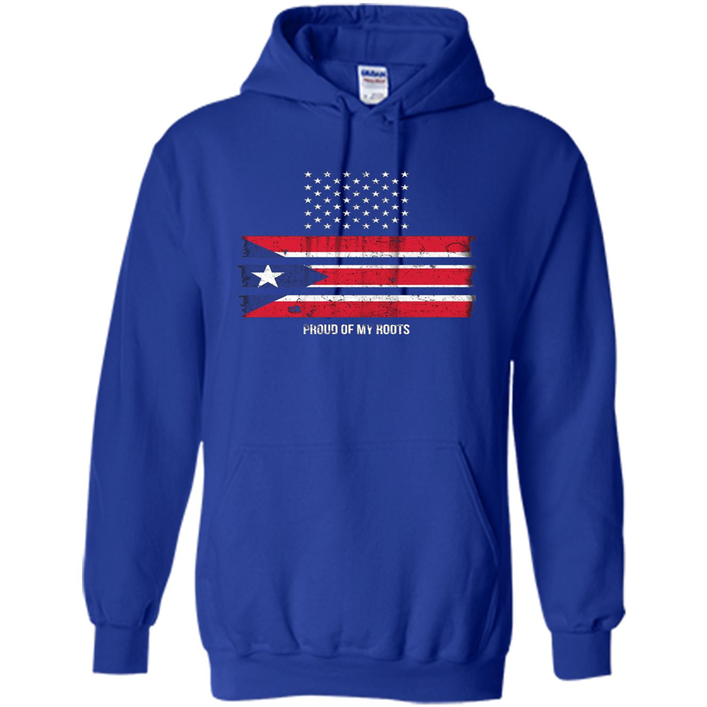 Puerto Rico USA Flag Pride T-Shirt Royal