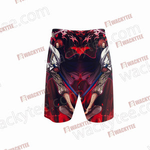 One Piece Red-Haired Shanks Beach Shorts