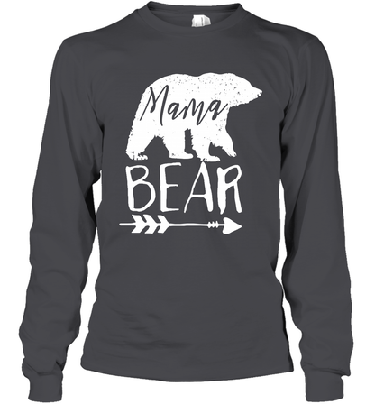 Mama Bear Shirt Long Sleeve T-Shirt Long Sleeve T-Shirt Dark Heather