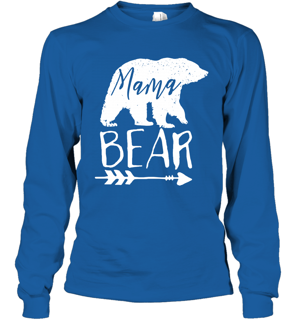 Mama Bear Shirt Long Sleeve T-Shirt Long Sleeve T-Shirt Royal
