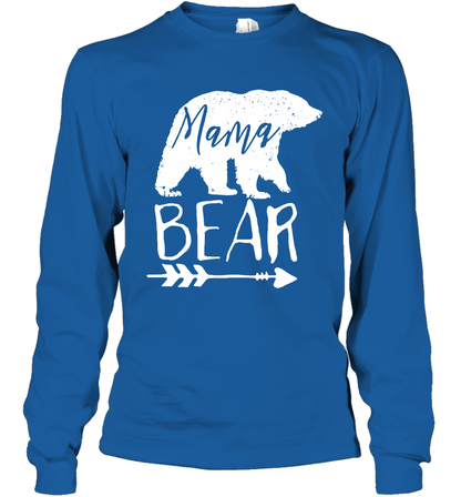 Mama Bear Shirt Long Sleeve T-Shirt Long Sleeve T-Shirt Royal