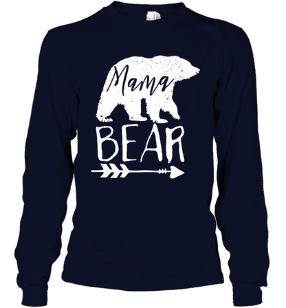 Mama Bear Shirt Long Sleeve T-Shirt Long Sleeve T-Shirt Navy