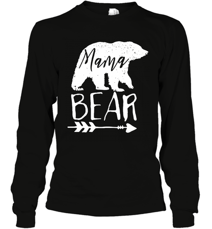 Mama Bear Shirt Long Sleeve T-Shirt Long Sleeve T-Shirt Black