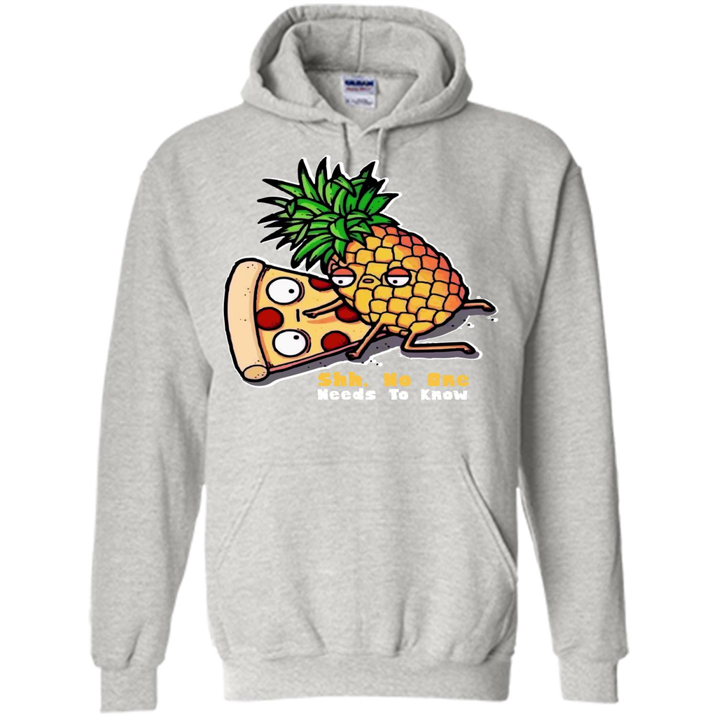Pizza. Shh, No One Needs To Know T-shirt Ash