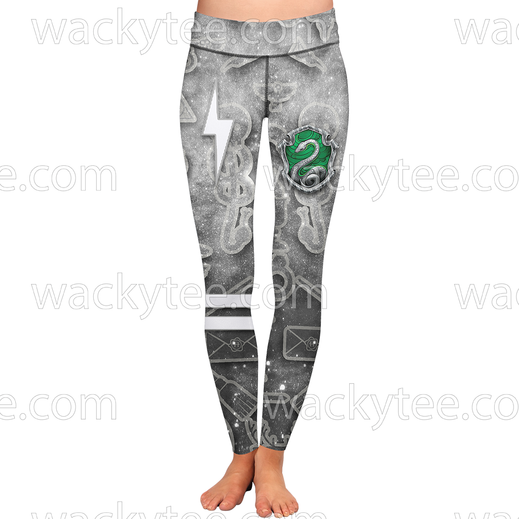 Slytherin Logo Harry Potter New Collection 3D Leggings - WackyTee