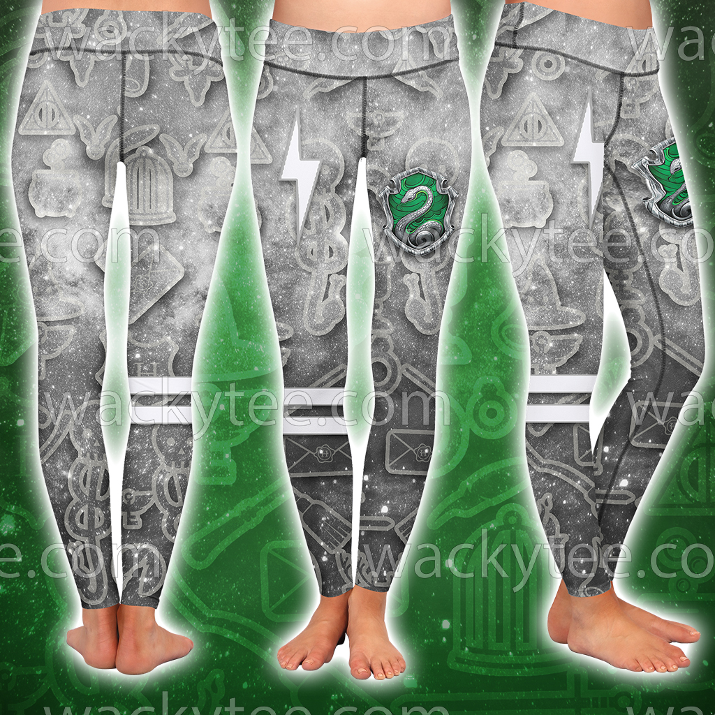 Slytherin Logo Harry Potter New Collection 3D Leggings