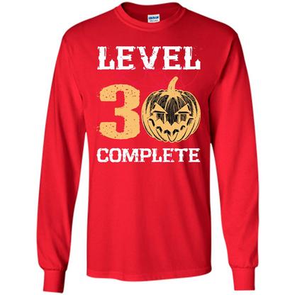 Halloween T-shirt Level 30 Complete Red