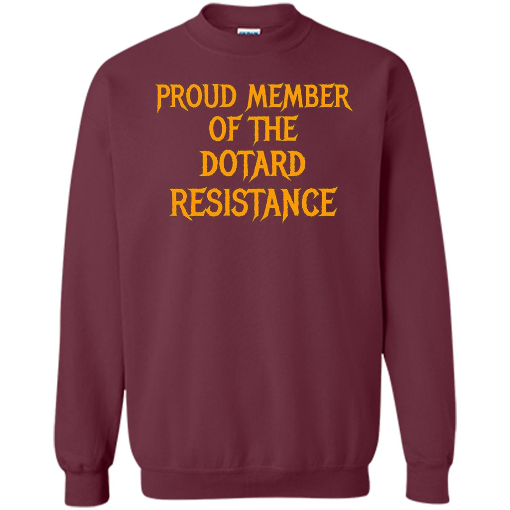American President T-shirt Proud Member Of The Dotard Resistance T-shirt Maroon
