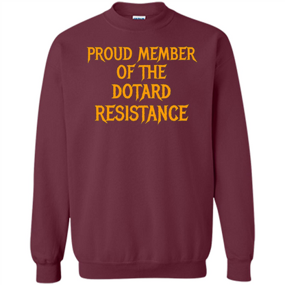 American President T-shirt Proud Member Of The Dotard Resistance T-shirt Maroon