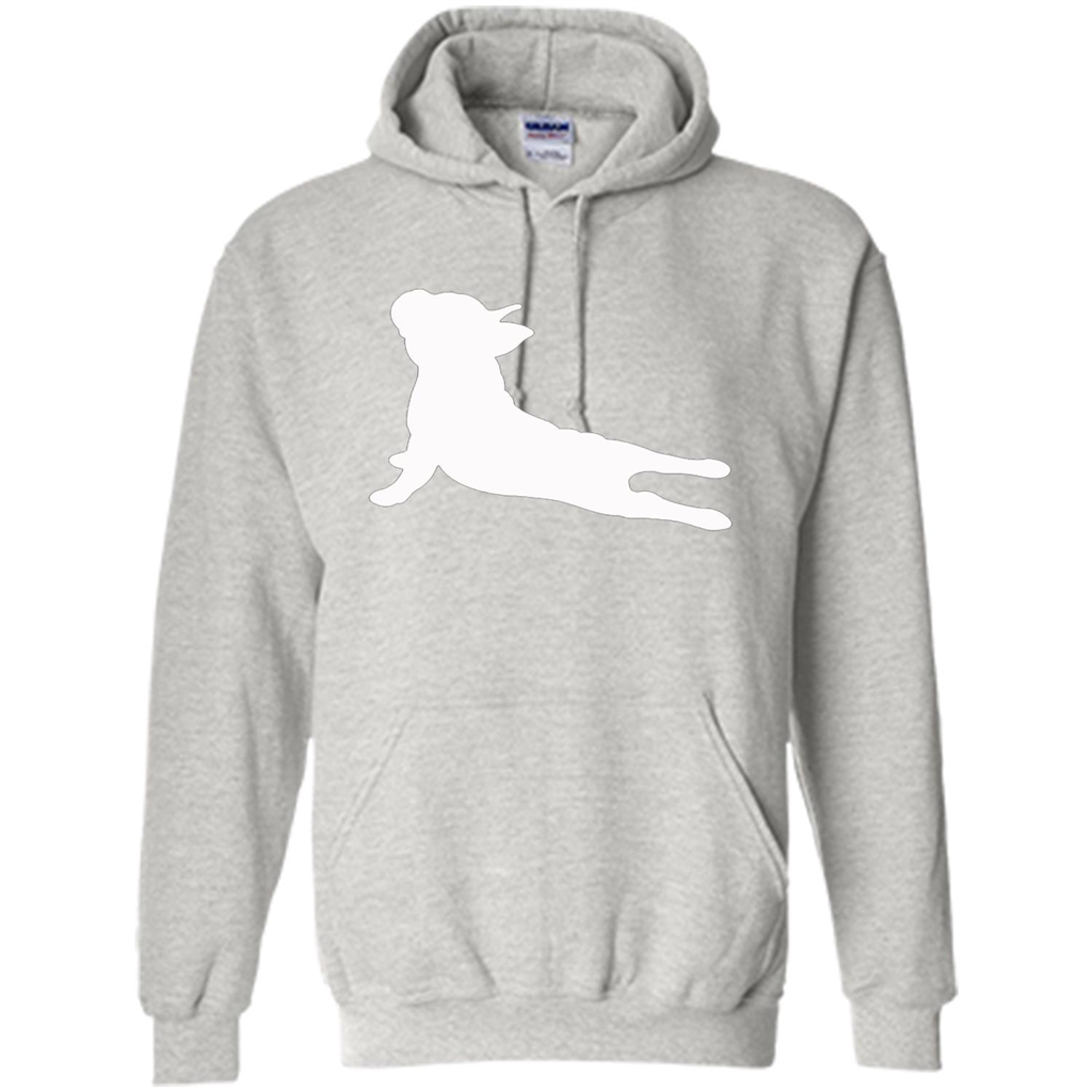 French Bulldog Yoga T-shirt Ash