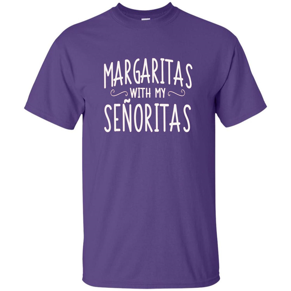 Margaritas With My Senoritas T-shirt Purple