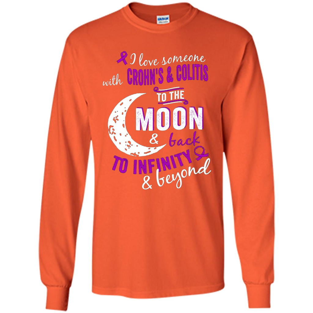 Crohn's and Colitis Awareness T-shirt Orange