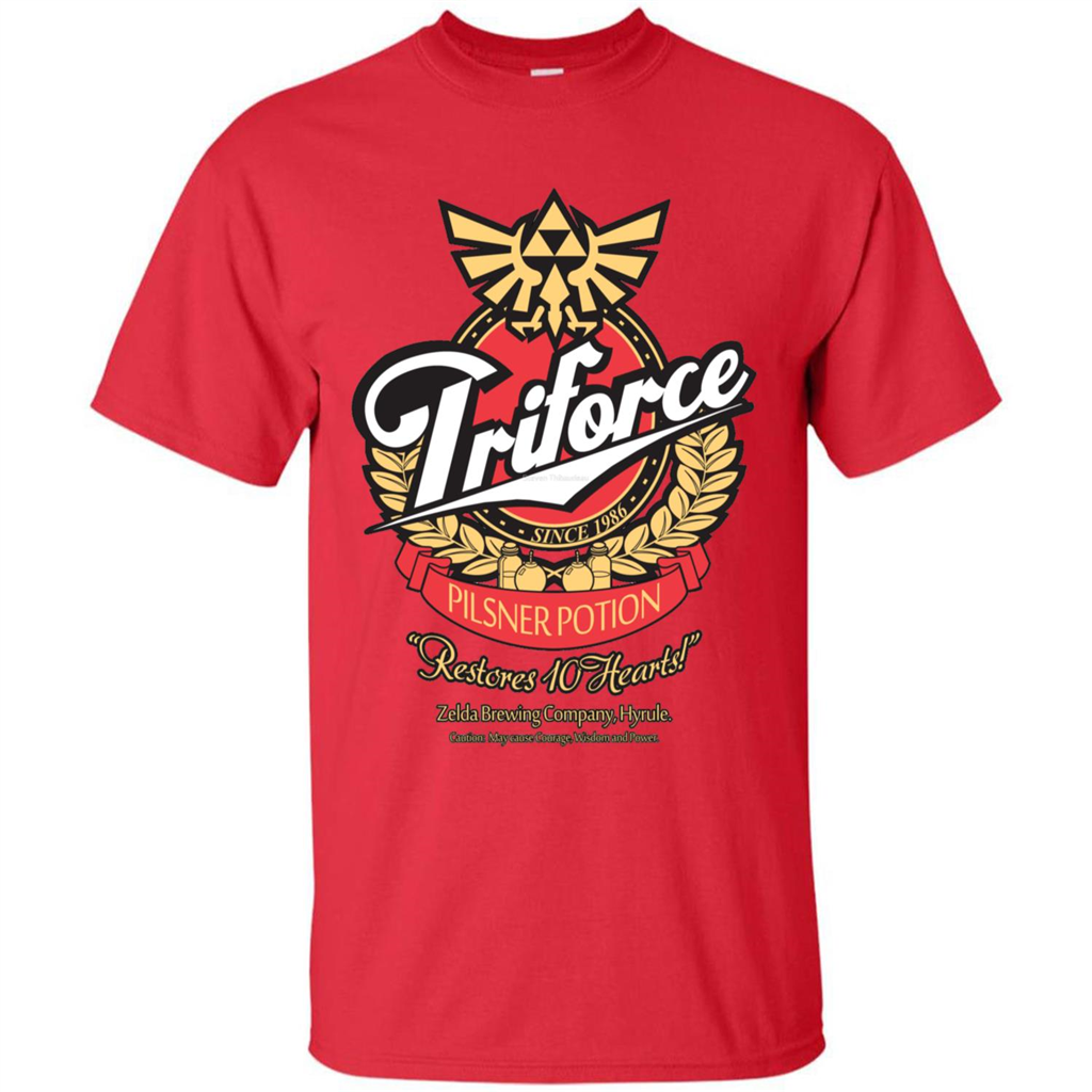 Special Potion Triforce Pilsner Potion T-shirt Red