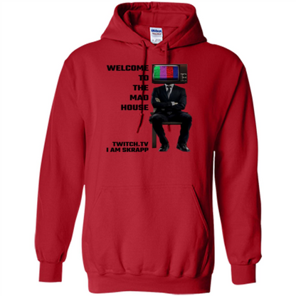 Welcome To The Mad House - I Am Skrapp T-shirt Red
