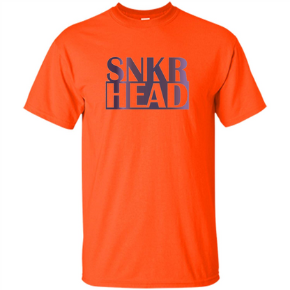 Sneaker Head Eggplant Foams T-shirt Foamposite SNKB HEAD Orange