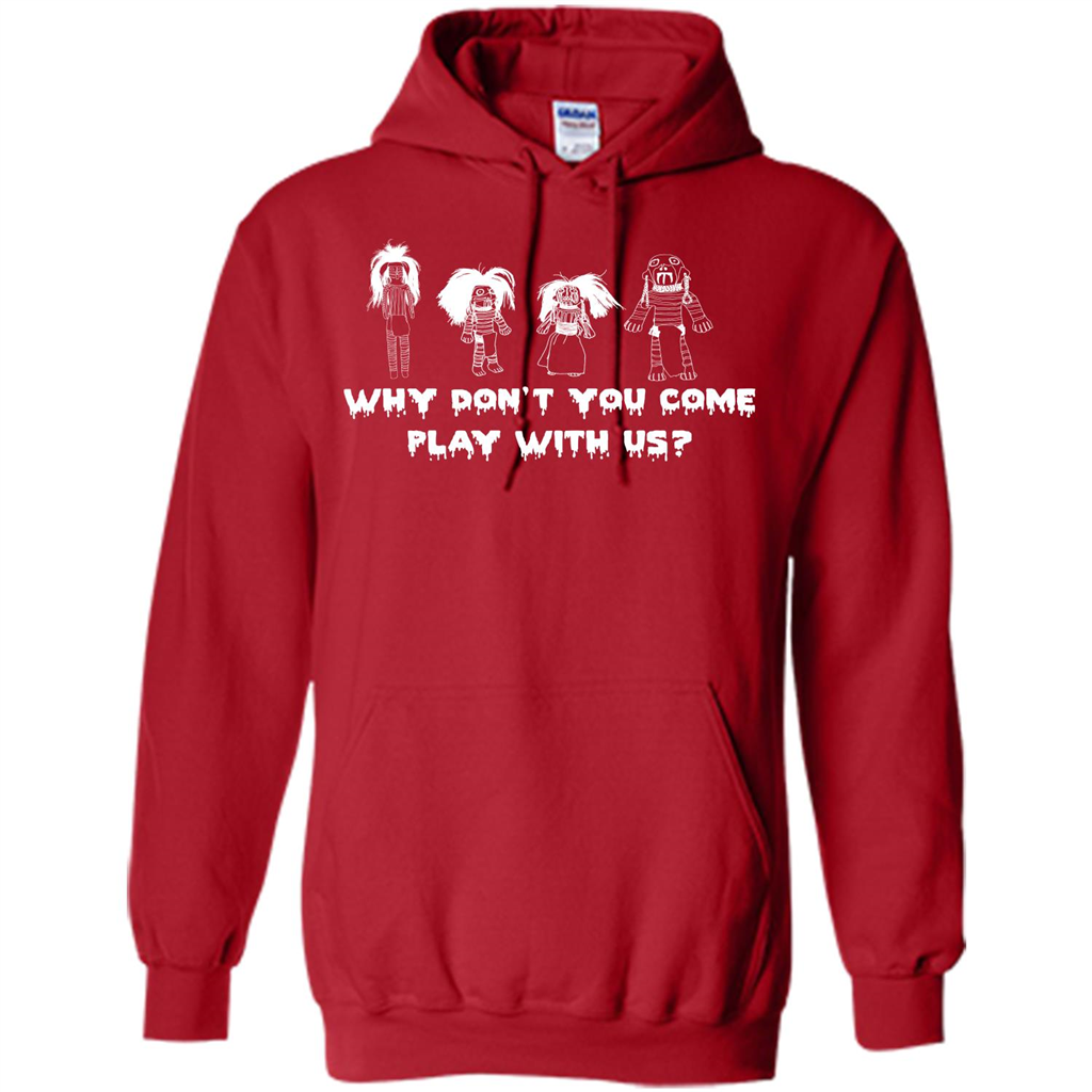 Halloween Creepy Dolls T-Shirt Dolls Red