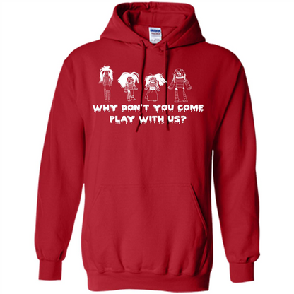 Halloween Creepy Dolls T-Shirt Dolls Red