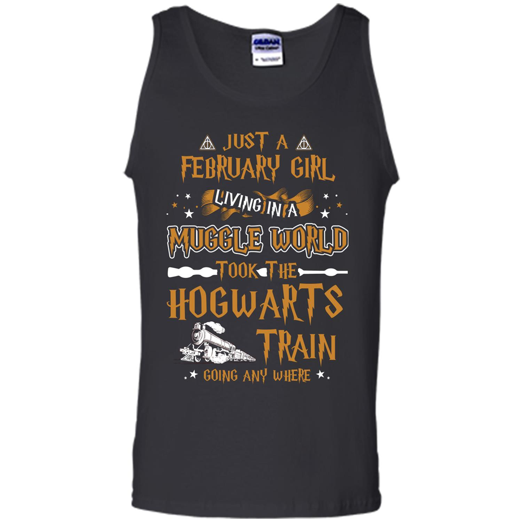 Harry Potter T-shirt Just A February Girl Living In A Muggle World