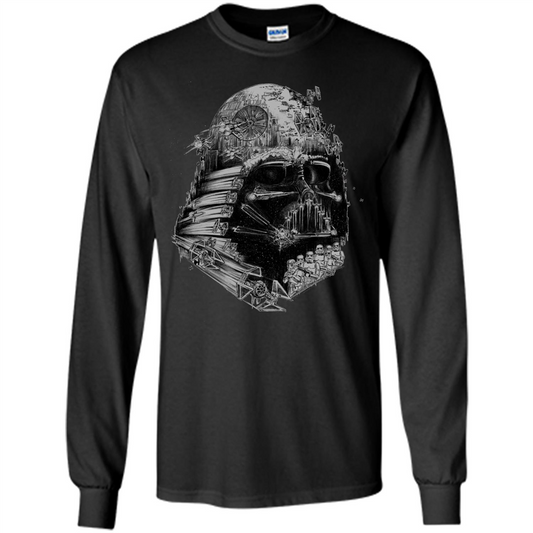 Movie T-shirt Darth Vader Build The Empire Graphic T-shirt Black
