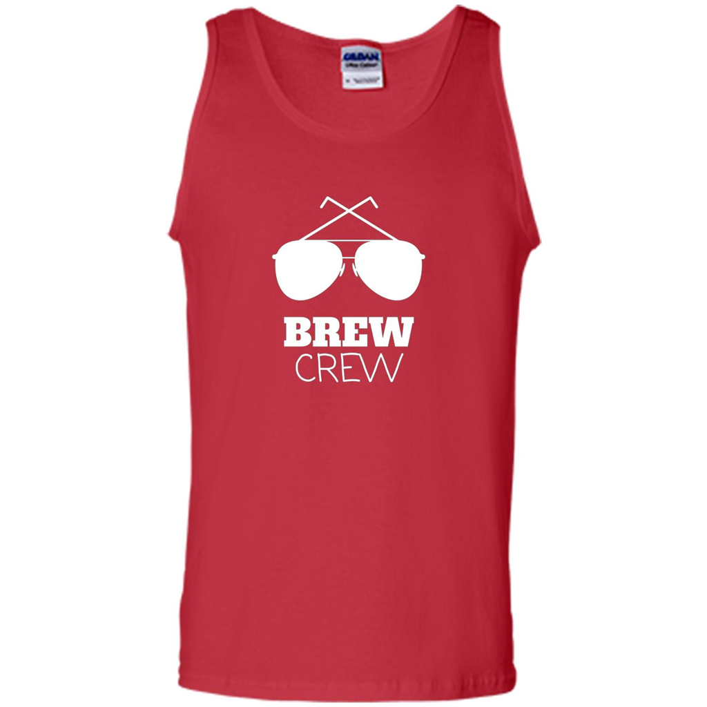 I'm The Brew Crew Groom Wedding Male T-Shirt Red