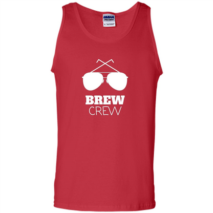 I'm The Brew Crew Groom Wedding Male T-Shirt Red