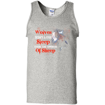 Wolves T-shirt Don't Lose Sleep Over The Opinion Of Sheep Ash