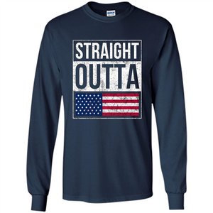 Independen Day T-shirt Straight Outta. 4th of July