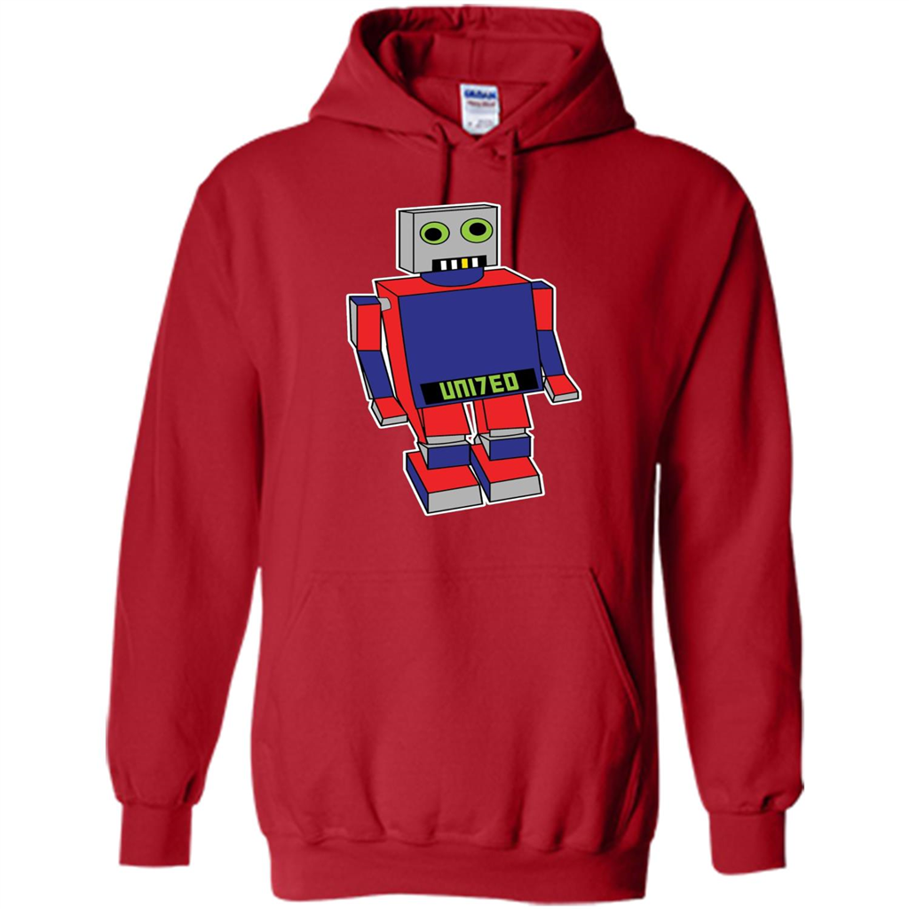 Robot T-shirt Gift for Kids Red