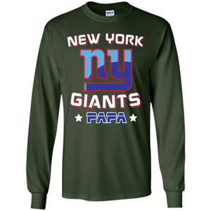 Football T-shirt New York Ny Giants Papa