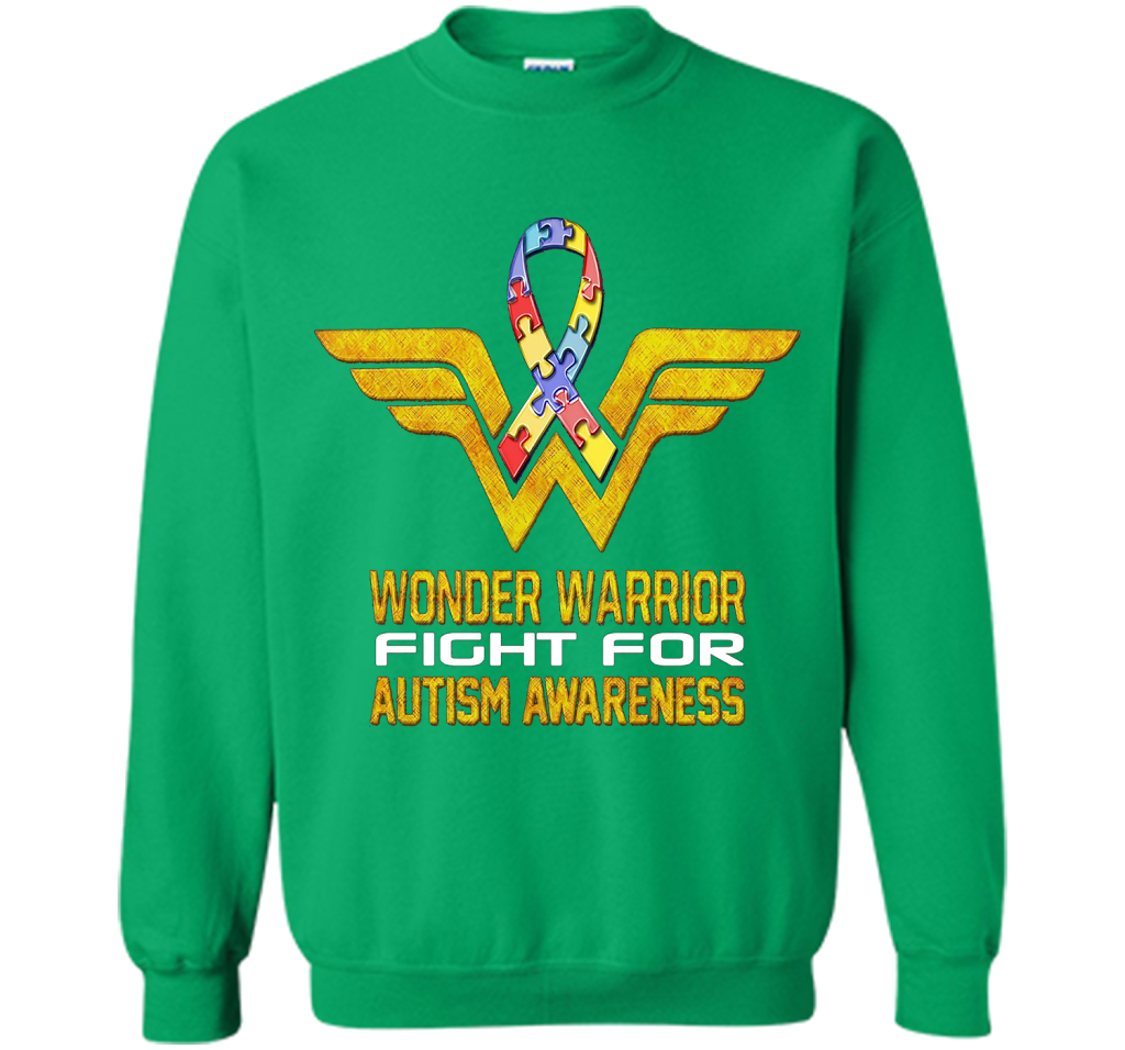Wonder Warrior Fight For Autism Awareness T-shirt Irish Green