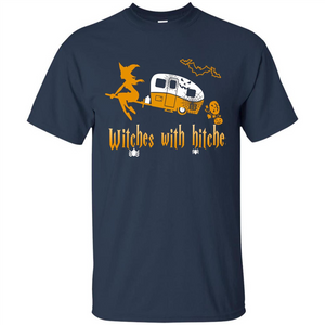 Halloween T-shirt Witches With Hitches T-shirt