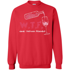 Wine T-shirt W.T.F Wine Tasting Friends T-shirt