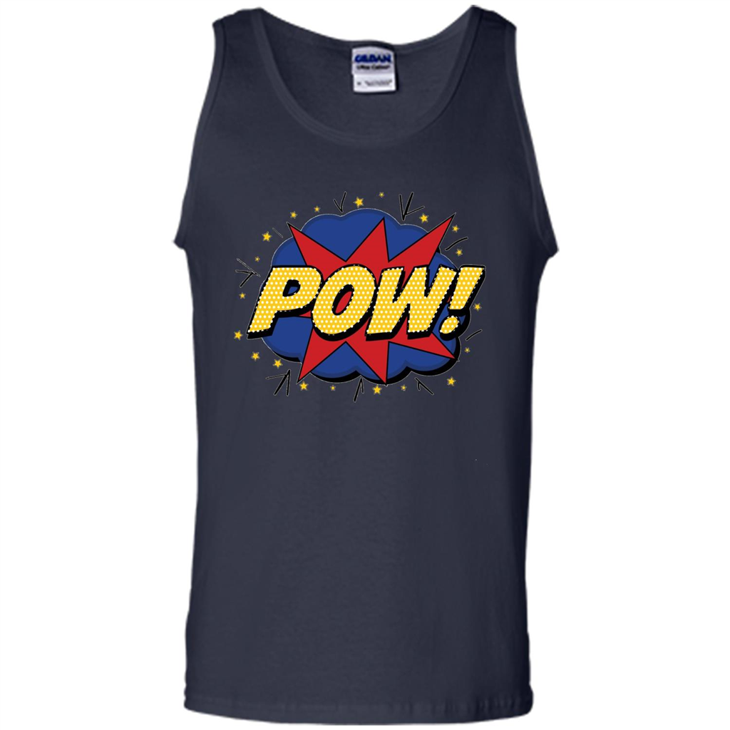 POW Comic Book Bubble T-shirt Navy