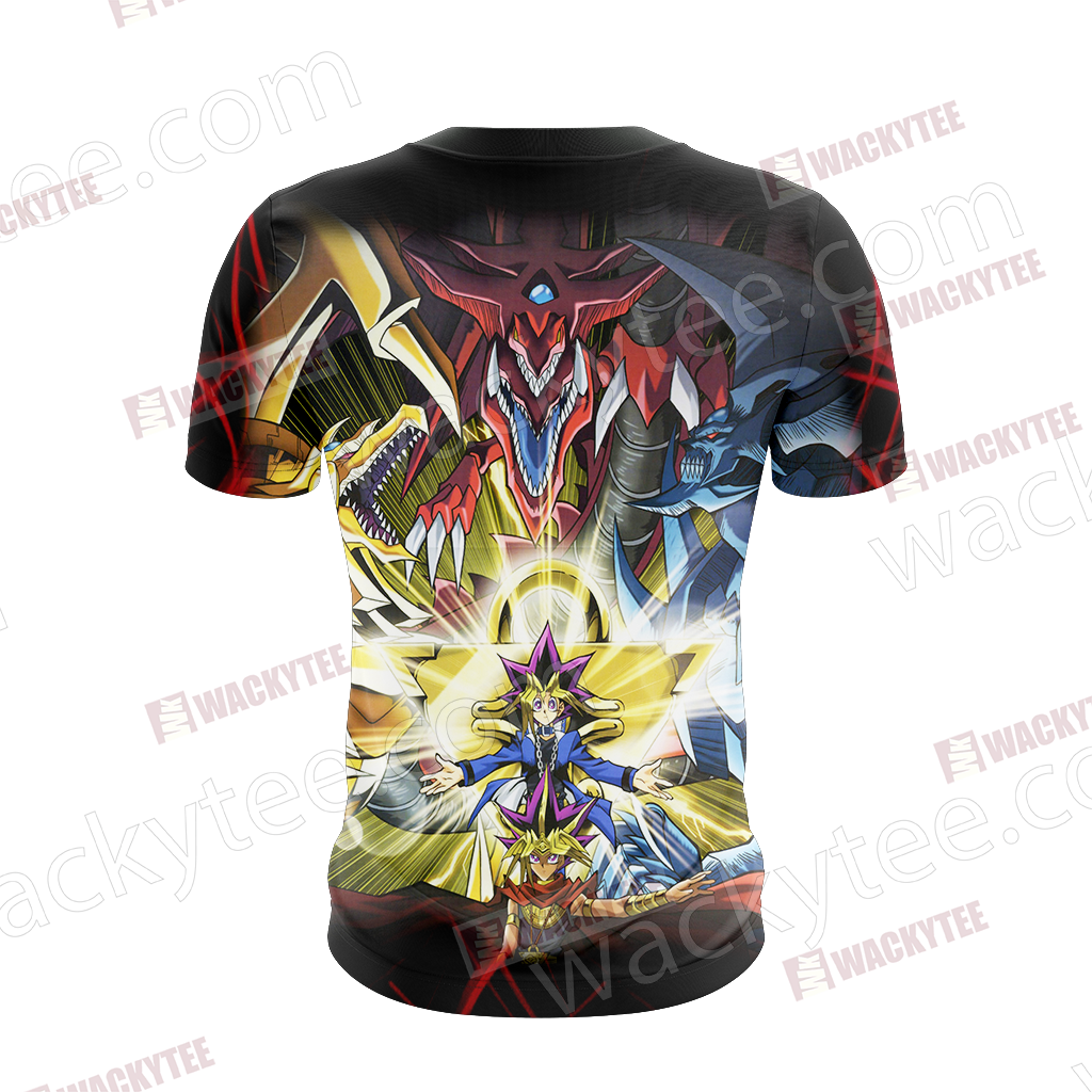 Yu Gi Oh! Yami Yugi And Egyptian God Cards 3D T-shirt