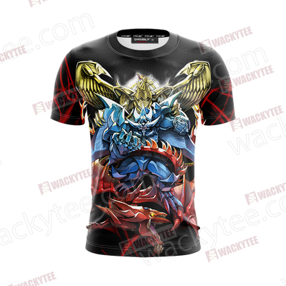 Yu Gi Oh! Yami Yugi And Egyptian God Cards 3D T-shirt