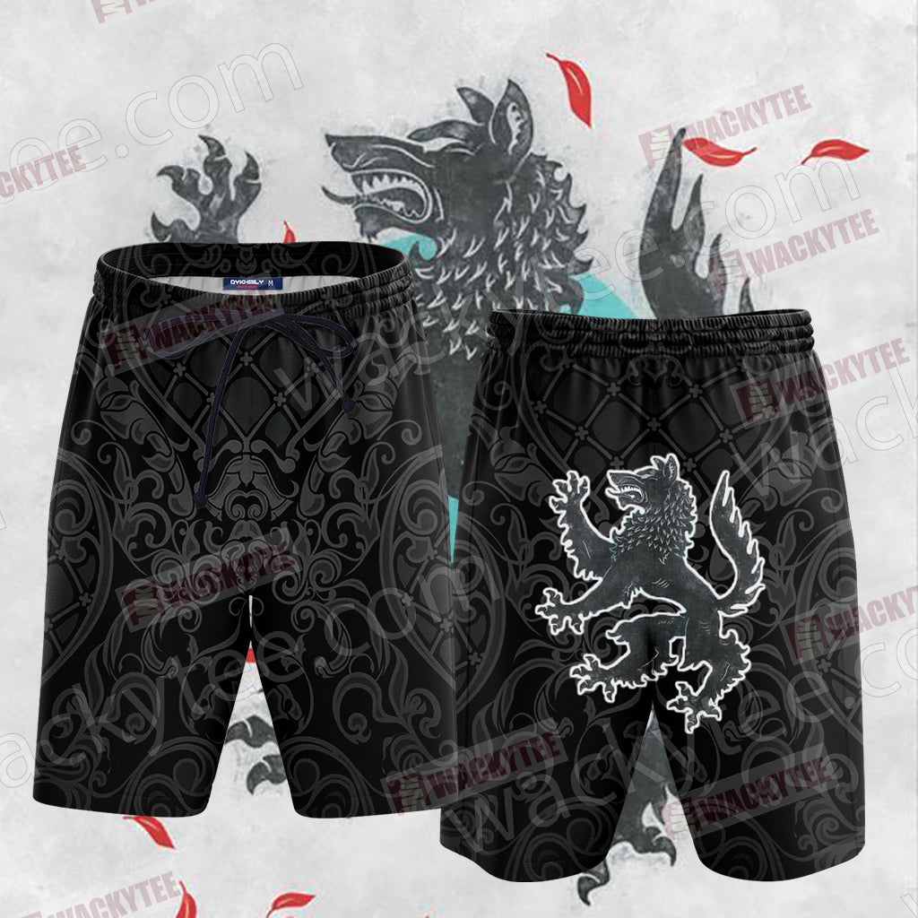 House Stark Direwolf Game Of Thrones Beach Shorts