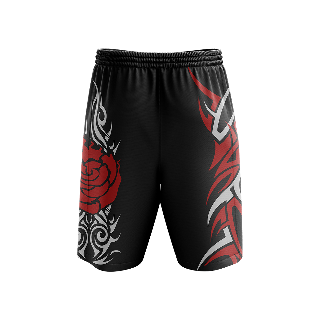 RWBY Ruby Rose Symbol Beach Shorts