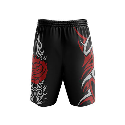 RWBY Ruby Rose Symbol Beach Shorts