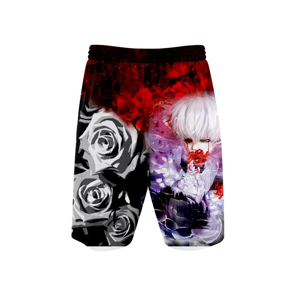 Tokyo Ghoul Kaneki Ken Unisex 3D Beach Short