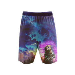 Attack On Titan: Levi 3D Beach Shorts